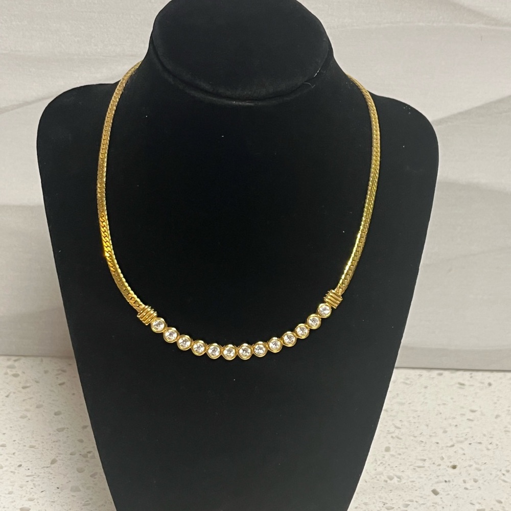 Swarovski Necklace ‘Susan Caplan’ Circa 1980s Vintage 13 Swarovski- like new